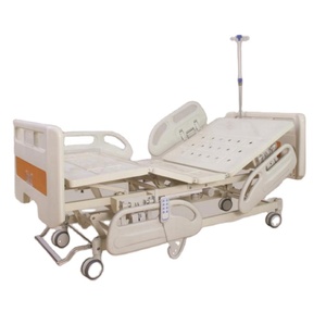 Lit d'hôpital Saikang équipement <span class=keywords><strong>médical</strong></span> confortable lit manuel à cinq fonctions - Product Image 1