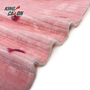 Kingcason fabricante chino impreso rosa fresa 2 lados franela polar tela cálida niños para manta ropa de cama Pijamas - Product Image 6