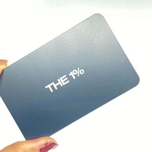 Nouveau produit : Cartes de visite en acier inoxydable argenté pour clients VIP - Product Image 5