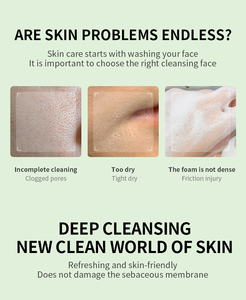 Limpiador Facial Espumoso para el Acné <span class=keywords><strong>SERSANLOVE</strong></span>, Limpieza Profunda, Reduce los Poros, Antiacné, para Piel Grasa - Product Image 3