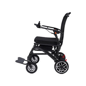 Silla de ruedas ultraligera de fibra de carbono plegable motorizada eléctrica portátil - Product Image 3