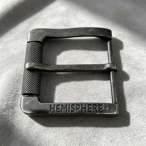 Hebilla de Cinturón de Metal Personalizada de Primera Calidad, Hebilla de Acero Inoxidable con Acabado Negro Mate para Hombres, Cinturones Casuales para Jeans y Accesorios de Vestir Diarios - Product Image 3