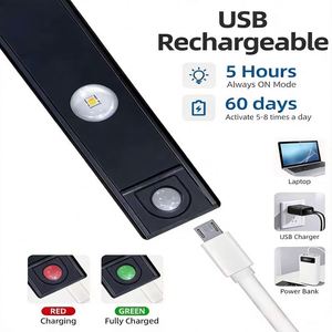 Lampe LED sans fil à induction rechargeable USB de haute qualité, moderne, avec capteur d'ambiance intérieur, effet œil de chat et lumière d'ombre - Product Image 4