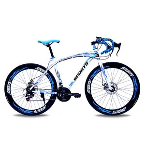 Pas cher prix fibre de carbone cyclisme en alliage d'aluminium cadre descente bicicleta de vélo adulte 700c vélo de route pour homme