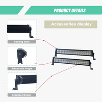 Pièces de remorque d'usine barre lumineuse led de petite taille 2 rangées lumières de remorque led longue durée de vie lampe spot led