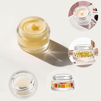 Contenants en verre résistants aux enfants 5ml 7ml 9ml, pots en verre pour concentrés, pot transparent avec bouchons côtelés anti-odeur