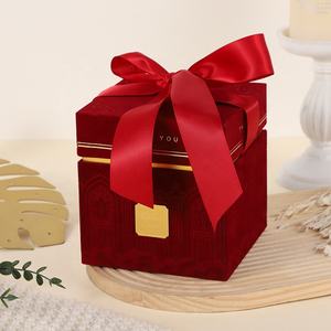 Boîte Cadeau Velours Haut de Gamme <span class=keywords><strong>Château</strong></span> Français Rose Boîte à Bonbons Mariage Anniversaire - Product Image 3