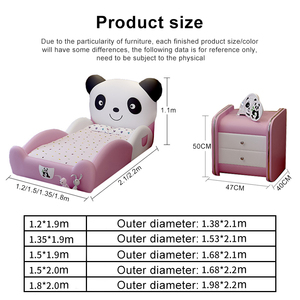 <span class=keywords><strong>Lit</strong></span> pour enfant <span class=keywords><strong>garçon</strong></span> fille, mobilier de chambre d'enfant, lits pour enfants modernes de haute qualité, bleu et rose, <span class=keywords><strong>lit</strong></span> en cuir pour enfant dessin animé simple - Product Image 6