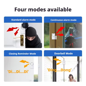 Alarme magnétique sans fil multifonctionnelle SUPER SIREN Xp-65 pour portes et fenêtres, étanche, antivol, vente en gros pour fabricants - Product Image 2