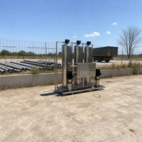 Réservoir sous pression industriel en acier au carbone avec filtre mécanique à sable de quartz, 1 an, 5000 L/heure, pour l'approvisionnement en eau des rivières et des lacs