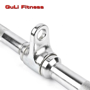 Barra Recta Giratoria Guli Fitness de 20 Pulgadas, Barra de Acero Resistente para Ejercicios de Bíceps, Tríceps, Curl, Press, Push, Pull, Lat, Multi-Gym - Product Image 5