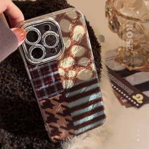 Custodia per telefono con stampa leopardata retrò stile americano per Apple <span class=keywords><strong>iPhone</strong></span> 17 16 15 Pro Max con copriobiettivo per <span class=keywords><strong>iPhone</strong></span> <span class=keywords><strong>14</strong></span> Flash Pink 12 - Product Image 3