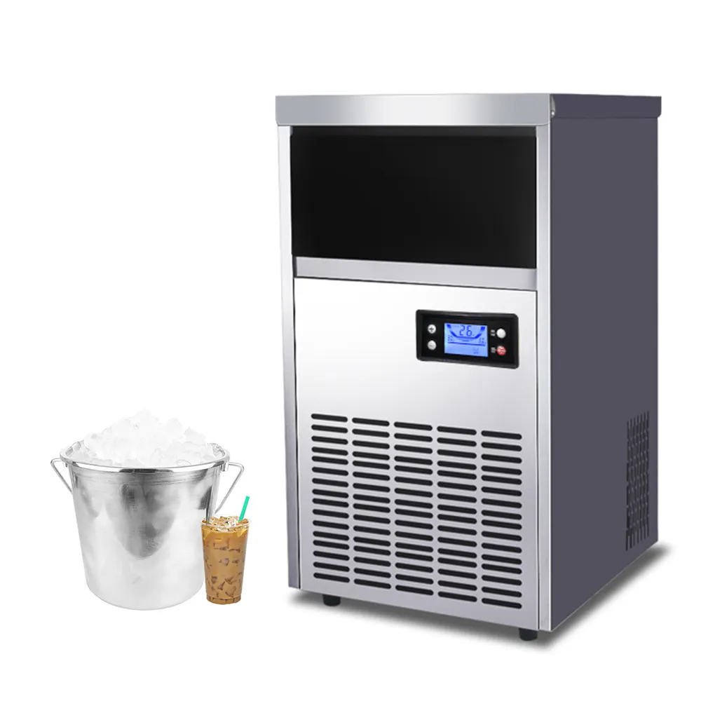 26Kg 45Kg 68Kg 86Kg Per Day Commercial Automatic Ice Cube Machines Hotel Restaurant Milk Tea Shop Cafe Ice Maker Making Machine