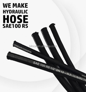 Manguera De Succion Y Descarga /SAE100 R4 R1 R2 R16 R17 Wire Inserted Hydraulic Oil Resistant <b>Rubber</b> Suction <b>Hose</b> - Product Image 4