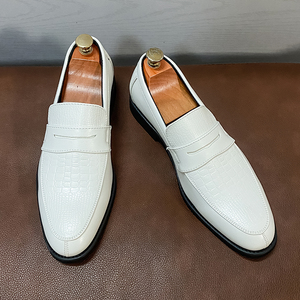 Mocasines Oxford con Punta Puntiaguda, Tallas 38-48, Zapatos Casuales de Piel Genuina para Hombre, Transpirables, Ligeros, para Primavera/Otoño/Invierno - Product Image 2