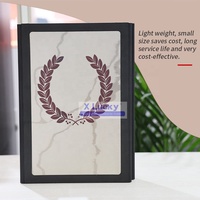 Chanceux personnalisé tissu catalogue support marbre Catalogue Quartz dossier livre Match marbre mur panneau affichage échantillon livre