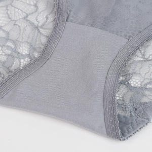 Pantaletas al por mayor de talla grande, pantaletas hipster, ropa interior de encaje para mujer, pantaletas sexys de cintura alta - Product Image 3