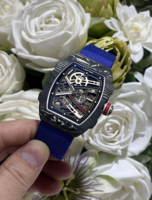Montre mécanique automatique pour homme en fibre de carbone, ultra-légère, ultra-fine, de luxe, sportive, étanche, avec réserve de marche