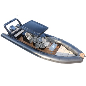 <span class=keywords><strong>Bateau</strong></span> <span class=keywords><strong>semi</strong></span>-<span class=keywords><strong>rigide</strong></span> en fibre de verre RIB personnalisé à grande vitesse pour la recherche et le sauvetage commercial, la navigation, la pêche sportive, <span class=keywords><strong>moteur</strong></span> hors-bord de 300 CV - Product Image 4
