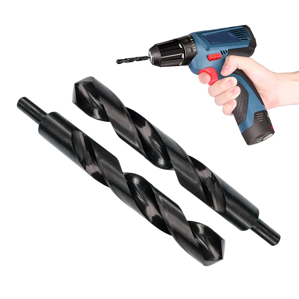 2024 tools 18mm nice drill bits well din338 4341 HSS Black smith Reduced Shank metal Drilling