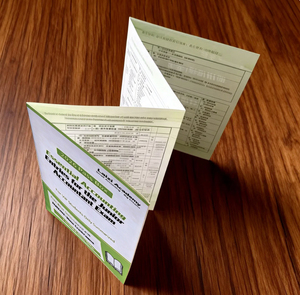 Opuscolo Pieghevole Personalizzato a 4 Pieghe, Stampa su Cartoncino per Poster Aziendali, Volantini Promozionali di Prodotti - Product Image 1