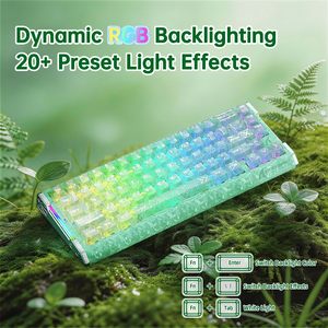 Teclado Mecánico ATTACK SHARK R68HE con Activación Rápida, 66 Teclas, Aluminio CNC, para CS2 y <span class=keywords><strong>Valorant</strong></span> - Product Image 5