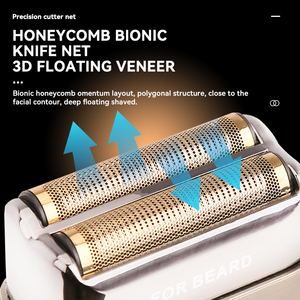 KEMEI Km-1538 Kit Rasoio Elettrico Personale 600mAh, Set 2in1 per Uomo, Impermeabile IPX6, Macchina per Tagliare la <span class=keywords><strong>Barba</strong></span>, Fornitore all'Ingrosso - Product Image 3