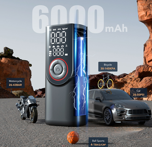 Compresseur d'air rechargeable, nouveau modèle, gonfleur de pneus 150 PSI pour voiture, vélo, ballon, 12V, <span class=keywords><strong>Abarth</strong></span>, voiture, moto, scooter, vélo, pneu de vélo - Product Image 6