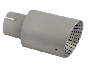 3 "x4" 高品质不锈钢304喷砂排气消声器尖端 - Product Image 4
