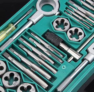 Bộ 40 Cái Vòi Và Khuôn Dụng Cụ Cắt Bằng Hợp Kim Bộ Dụng Cụ Cắt Ren Vòi Và Khuôn Bấm Tay Hệ Mét - Product Image 6