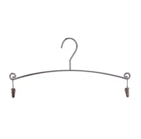 Cintres de luxe avec logo personnalisé cintres de bikini sous-vêtements en métal à pinces ajustables pour affichage