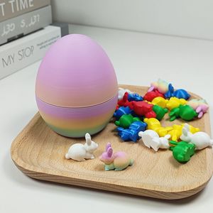 Bán Buôn Handmade 3D Mini Thỏ Và Trứng Trang Trí PVC Phục Sinh Cross-Biên Giới Thủ Công Trẻ Em Của Quà Tặng Cho Khai Thác Sáng Tạo - Product Image 4