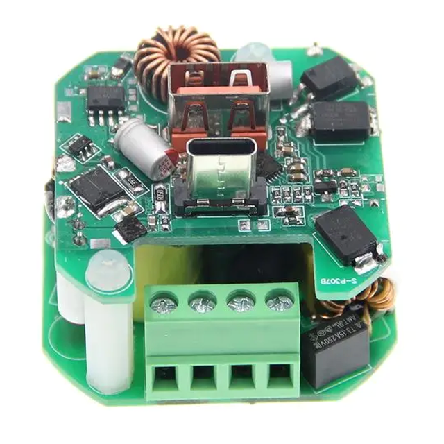 Custom USB-C PD 5v 2a 2.1a 3a USB 20W Phone Charging Pcb Circuit Board Assembly Charger Pcba 65W For Power Supply