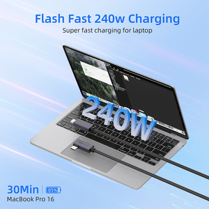 USB C <span class=keywords><strong>3</strong></span>.1 Gen <span class=keywords><strong>3</strong></span> Tùy Chỉnh Cáp 8M Nylon Áo Khoác Bện Che Chắn Nhanh Chóng Sạc 100W Pd 4K Video Đầu Ra Tương Thích Sấm Sét <span class=keywords><strong>3</strong></span> - Product Image 3