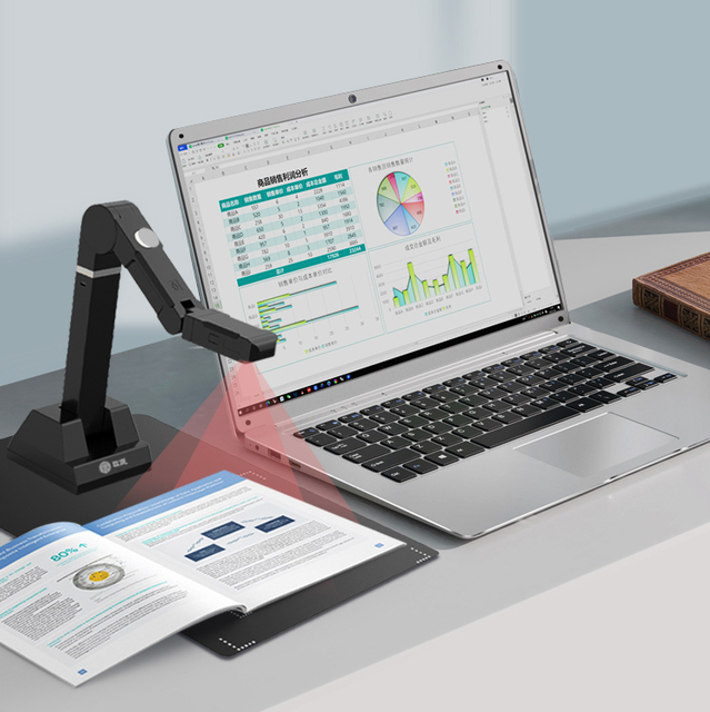 Comet Auto Focus A3 OCR Desktop Visualizer Document Camera Educational Portable Usb Professional 13MP Document Scanner in Stock