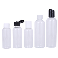 Promotion Flacons Vides de Shampooing 100ml 150ml 250ml 500ml en Plastique PET avec Bouchon Disc-Top pour Gel Coiffant et Lotion