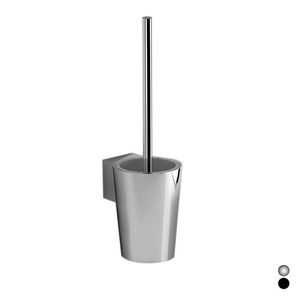 Support mural pour brosse de toilette chromé 12,2 x 42,2 x 14,2 cm, accessoire de salle de bain - Product Image 1