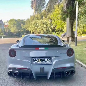 ชุดแต่ง DMC สำหรับ Ferrari F12 Tdf ทำจากคาร์บอนไฟเบอร์ รุ่นใหม่ อัพเกรด ลิปหน้า ดิฟฟิวเซอร์หลัง สเกิร์ตข้าง สปอยเลอร์หลัง พร้อมคลิปยึด - Product Image 6