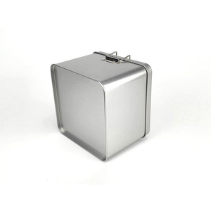 Double Snap Iron Box Square <strong>Tin</strong> Lock Canister for Coffee Candy Tea Pastry Pineapple <strong>Cake</strong> Hasp-for Food Chocolate Sugar <strong>Storage</strong> - Product Image 3