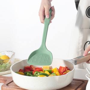 Spatule flexible et durable en silicone de qualité alimentaire, résistante à la chaleur, antiadhésive, ustensile de cuisine. - Product Image 5