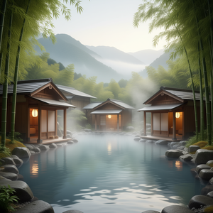 Camiseta de manga corta con estampado de gato divertido Cat No Yu Onsen Airo para hombre y mujer SCOPY Scorpion - Product Image 3