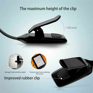 Lampe de lecture flexible à 9 LED rechargeable par USB pour liseuse <span class=keywords><strong>Kindle</strong></span> - Product Image 4