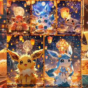 Nouvelle Carte de Collection Pokémon de Haute Qualité, Dessinée à la Main, Mewtwo Funism, Art de Bande Dessinée et Anime, Boîte Mystère pour Jeu de Cartes - Product Image 2