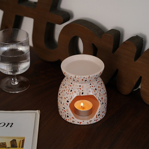 Romantic Export Colorful Original Customized Packaging Mosaic Ceramic Aromatherapy Candle Holder Warm Essential <strong>Diffuser</strong> Incense - Product Image 4