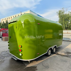 Remolque de Comida Móvil Totalmente Equipado con Freidora Profunda de Acero Inoxidable para Campamentos, Camionetas, Caravanas y Remolques - Product Image 2