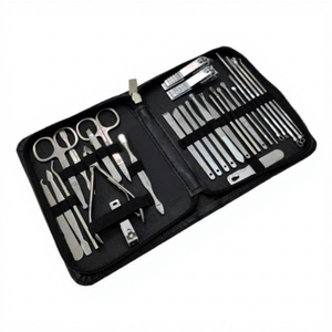 Kit Profesional de Manicura y Pedicura para Salón de Belleza, con Herramientas de Acero Inoxidable, Caja Personalizable, Diseño de Lujo, Venta al Por Mayor - Product Image 1