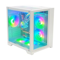 Boîtier PC personnalisé pour mini PC, panneau frontal blanc, boîtier gamer pour PC