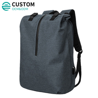 Sac à dos multifonctionnel Fuliya 2-en-1 détachable pour ordinateur portable et sac bandoulière, personnalisable avec logo, pour hommes - Vente en gros