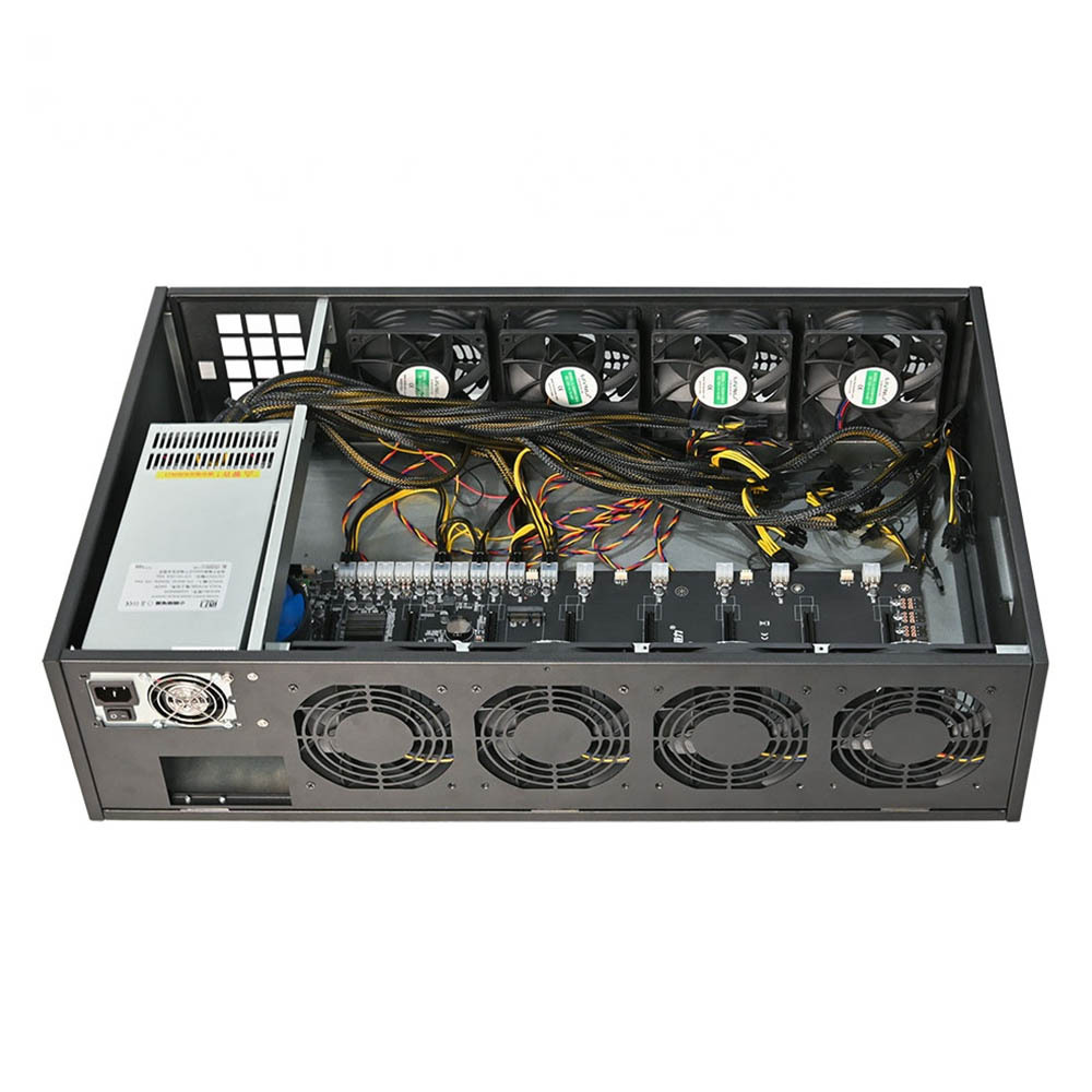 Корпус для сервера 3080 gpu, корпус для компьютера, 8 gpu, стабильная производительность, корпус для графического процессора B75F, корпус для ПК с системой barebone