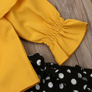 Ropa de Moda Infantil al por Mayor, Pantalones Casuales para Niñas, Camisa de Algodón para Niños, Traje Infantil - Product Image 3